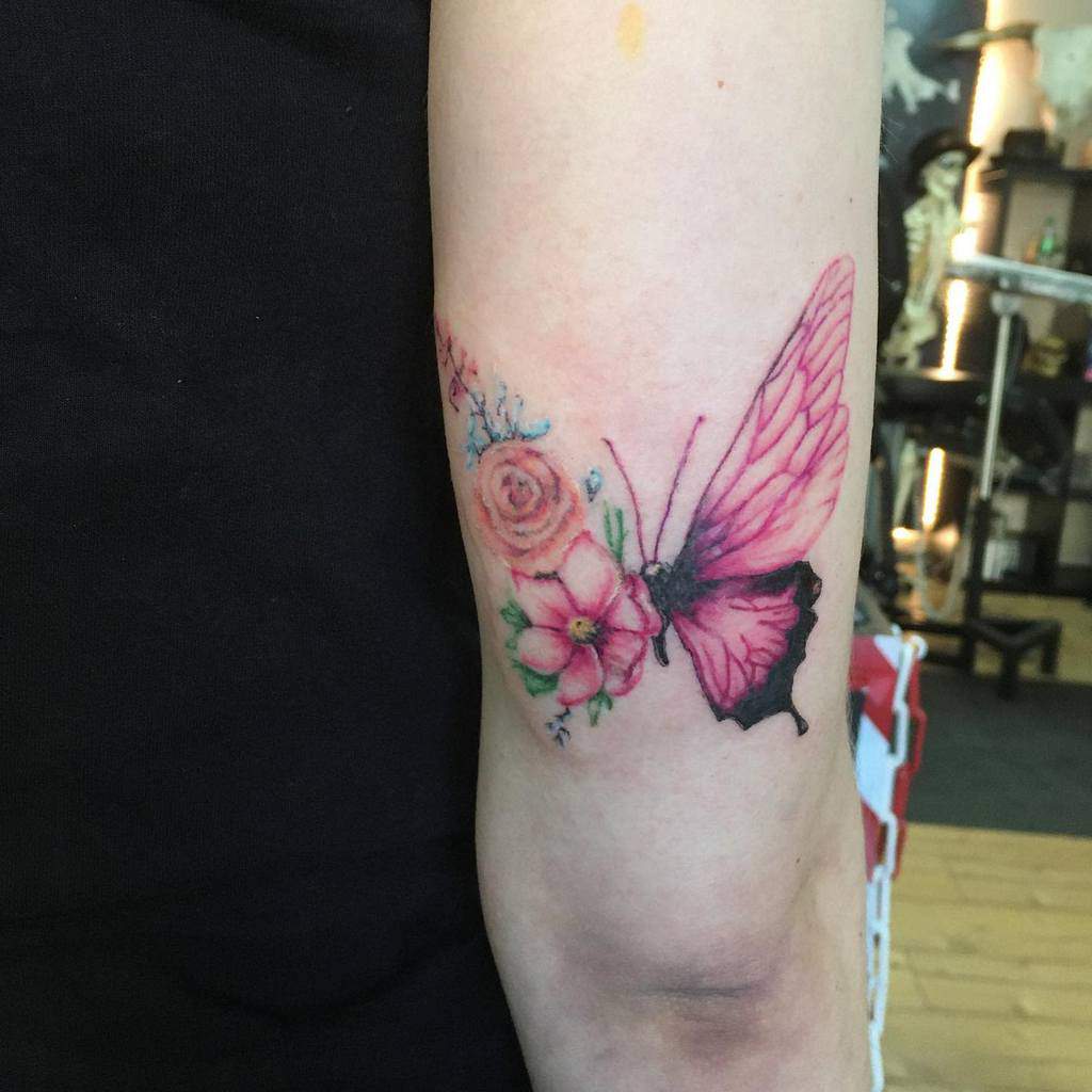 Small Colored Butterfly Tattoos Chani.ev.tattoos