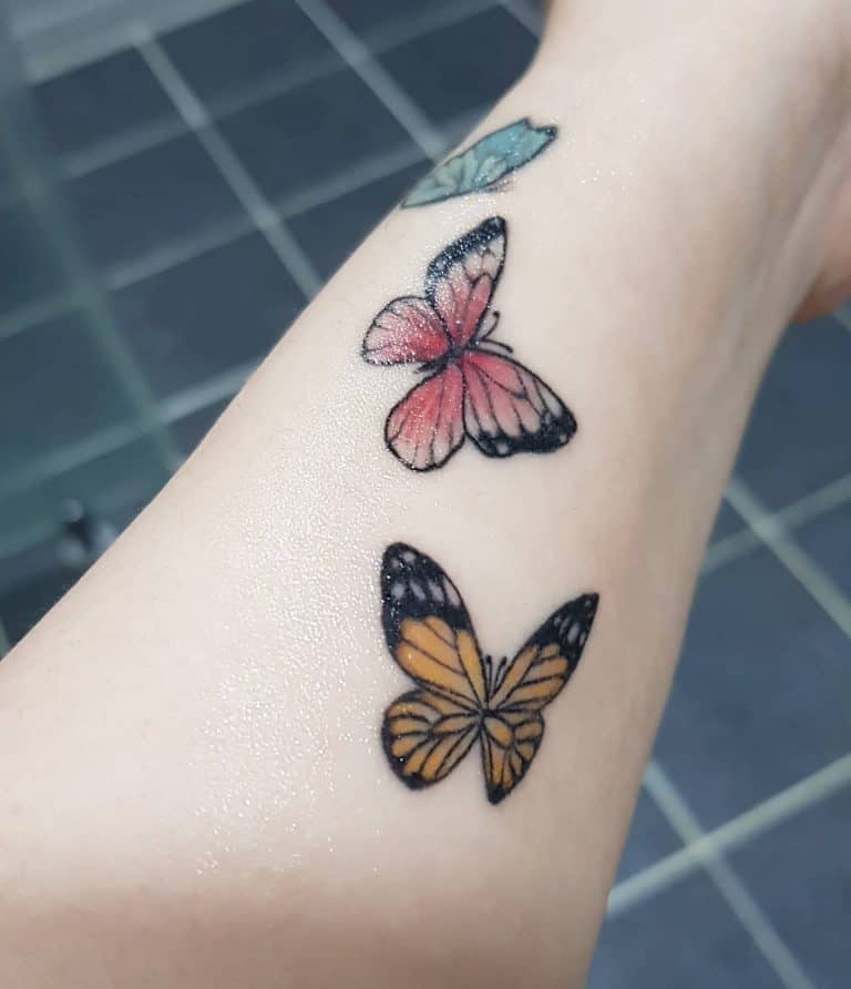 60 Small Butterfly Tattoo Ideas