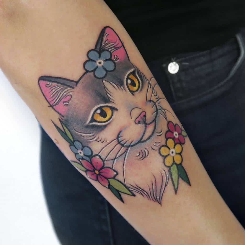 15 Unique Cat Tattoo Designs to Inspire You  Silhouette tattoos Cat tattoo  designs Black cat tattoos