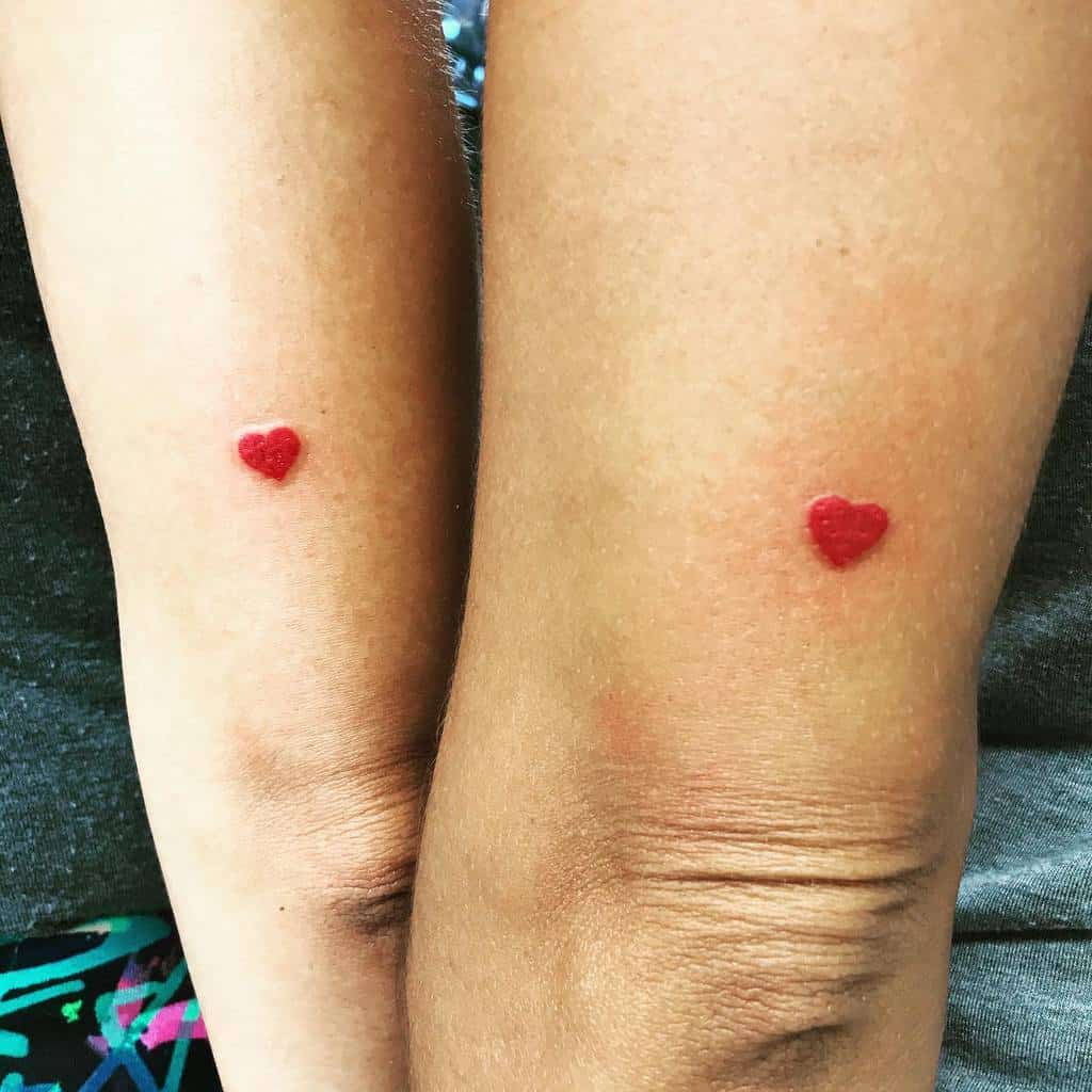 Discover 73 little red heart tattoo latest  ineteachers