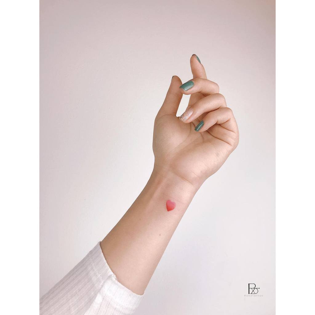 Small Colored Heart Tattoos Xuhotattoo