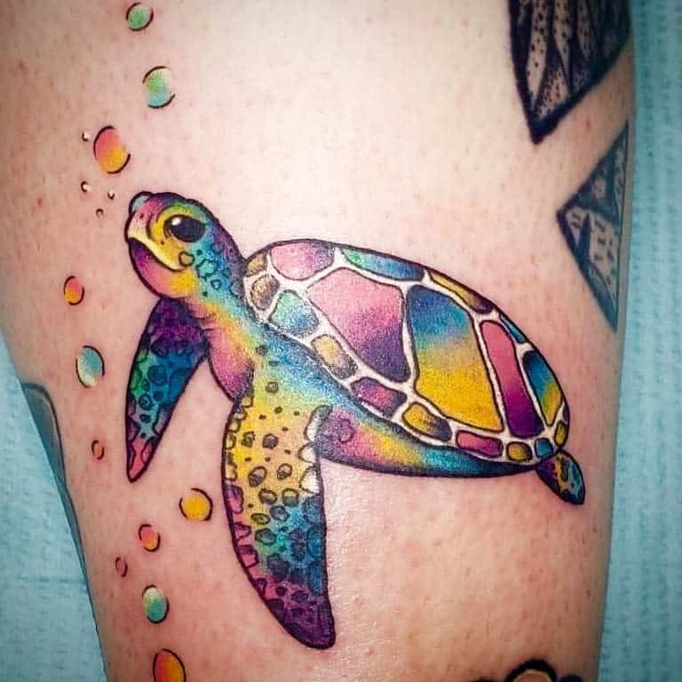 50 Sea Turtle Watercolor Tattoos: A Symbol of Strength and Beauty -  inktat2.com