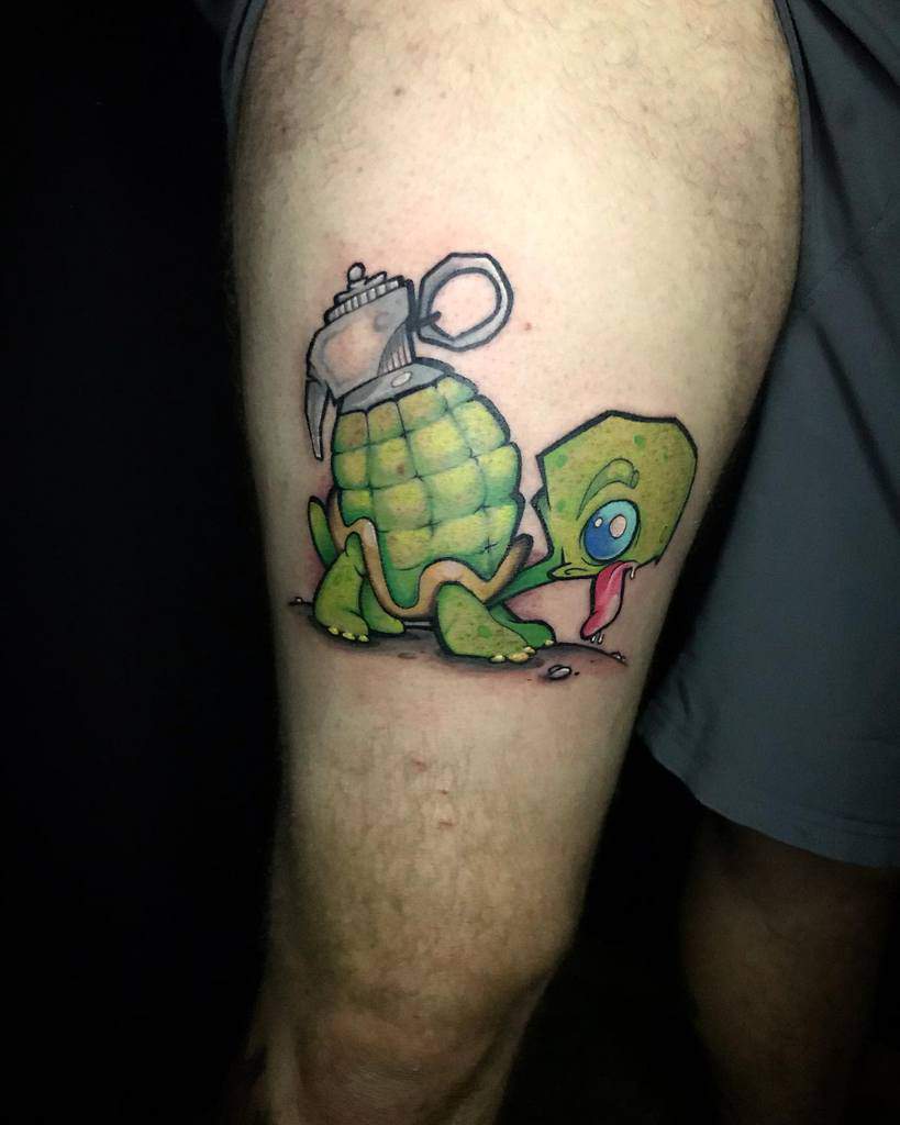 Tiny turtle tattoo for @shanicesideupp #tattoo #ewetattoo #tattoos #gl... |  TikTok