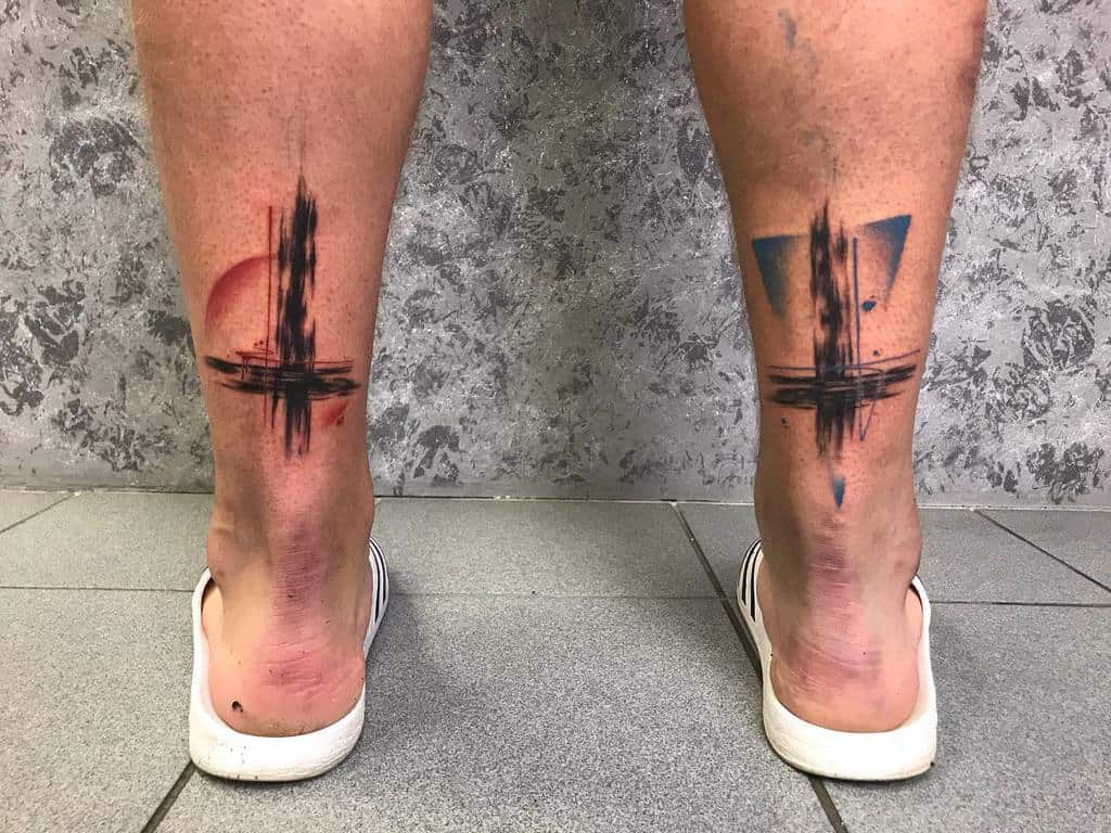 Small Cross Ankle Tattoo Subinkmikulas