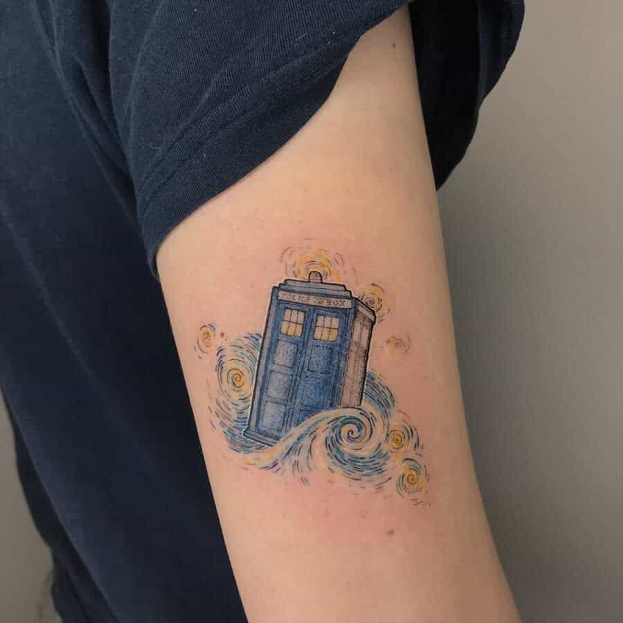 Small Doctor Who Tattoo Ameowgo