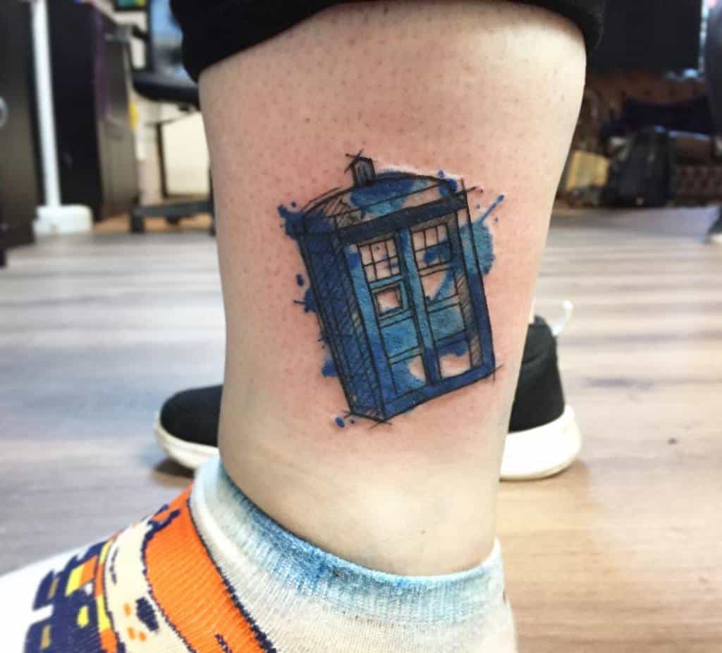 Small Doctor Who Tattoo Lientietattoos