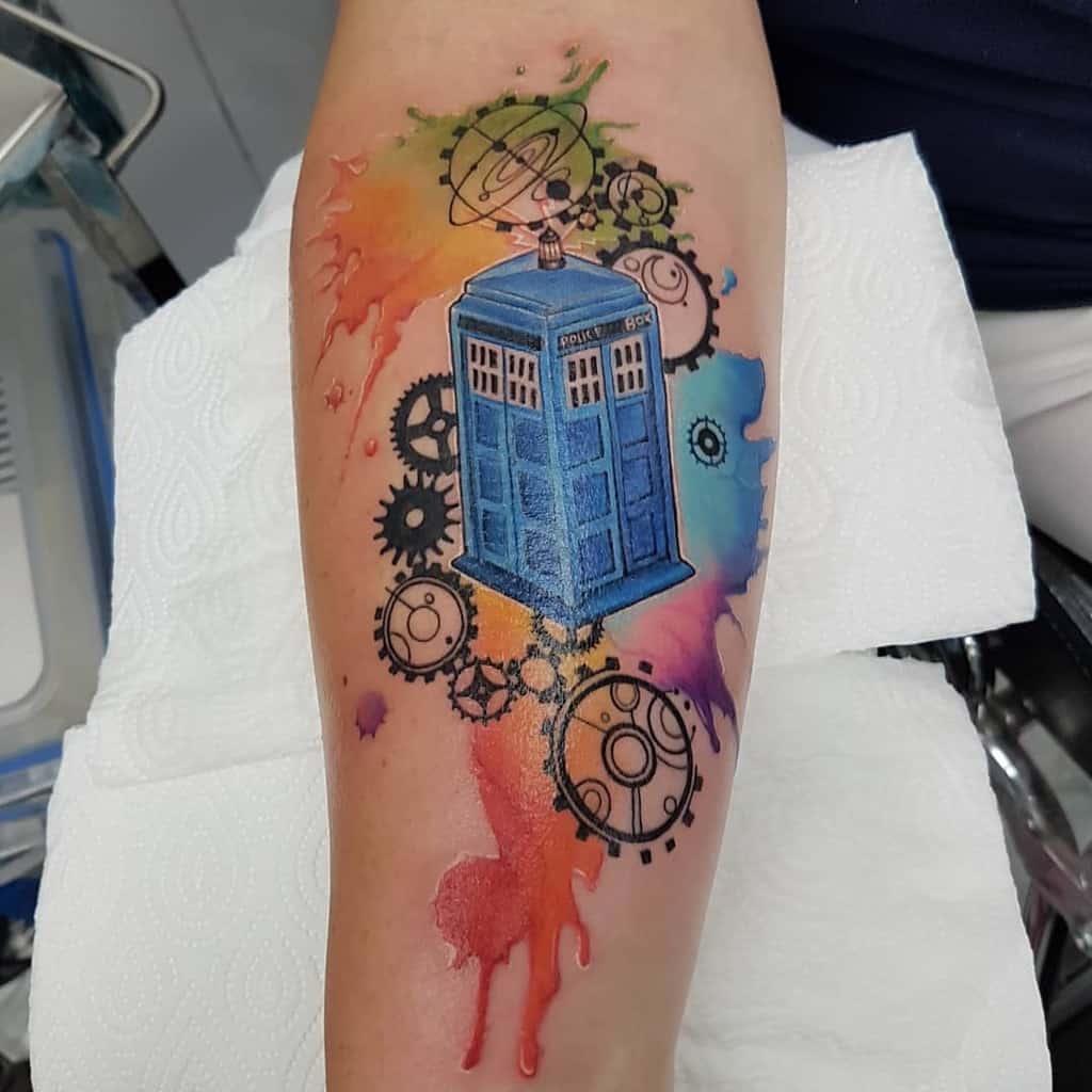 Small Doctor Who Tattoo Misha Oz