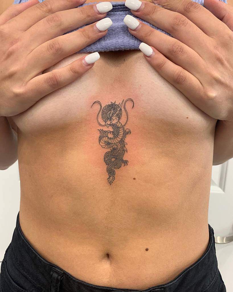 Small Dragon Tattoos for Women sydsmithhh
