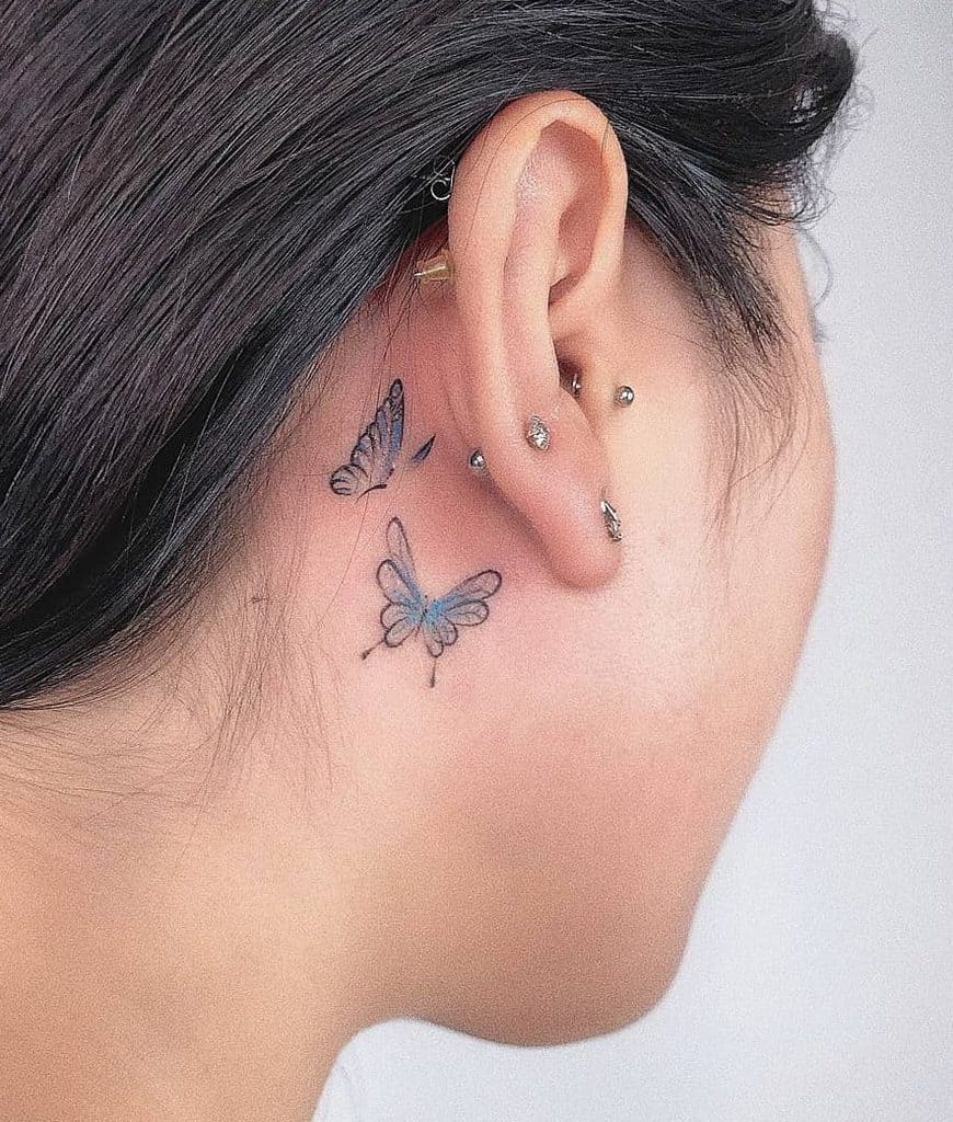 Small Ear Tattoo For Women Kenlyziin
