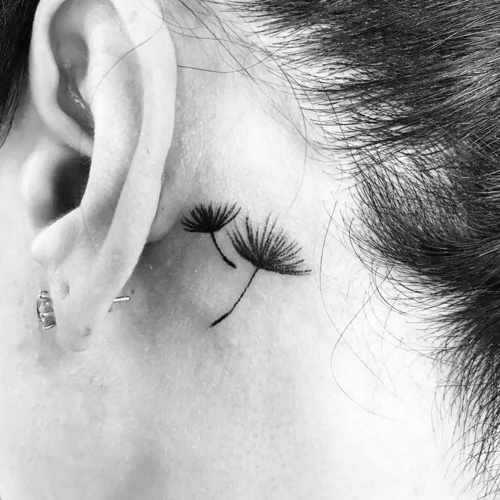 Small Ear Tattoo For Women Neghyarttattoo