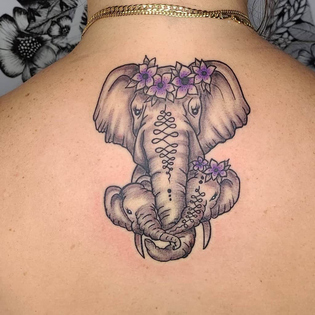 Small Elephant Back Tattoo A.rtattoos