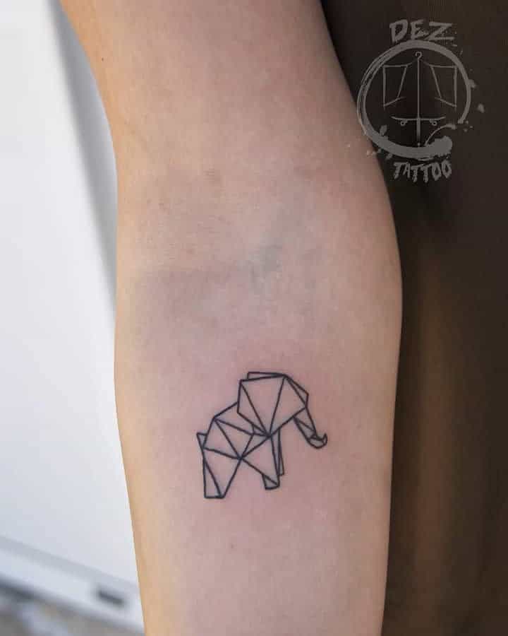 Small Elephant Forearm Tattoo Dezink