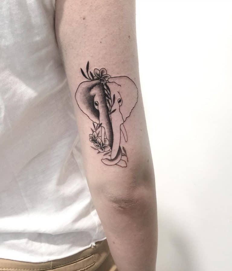 61 Cool Small Elephant Tattoo Ideas