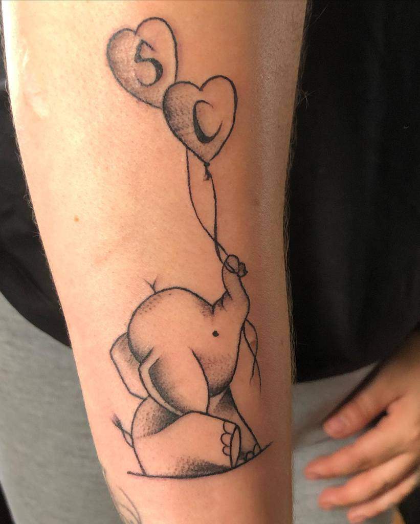 Small Elephant Wrist Tattoo Lastinginktattoo