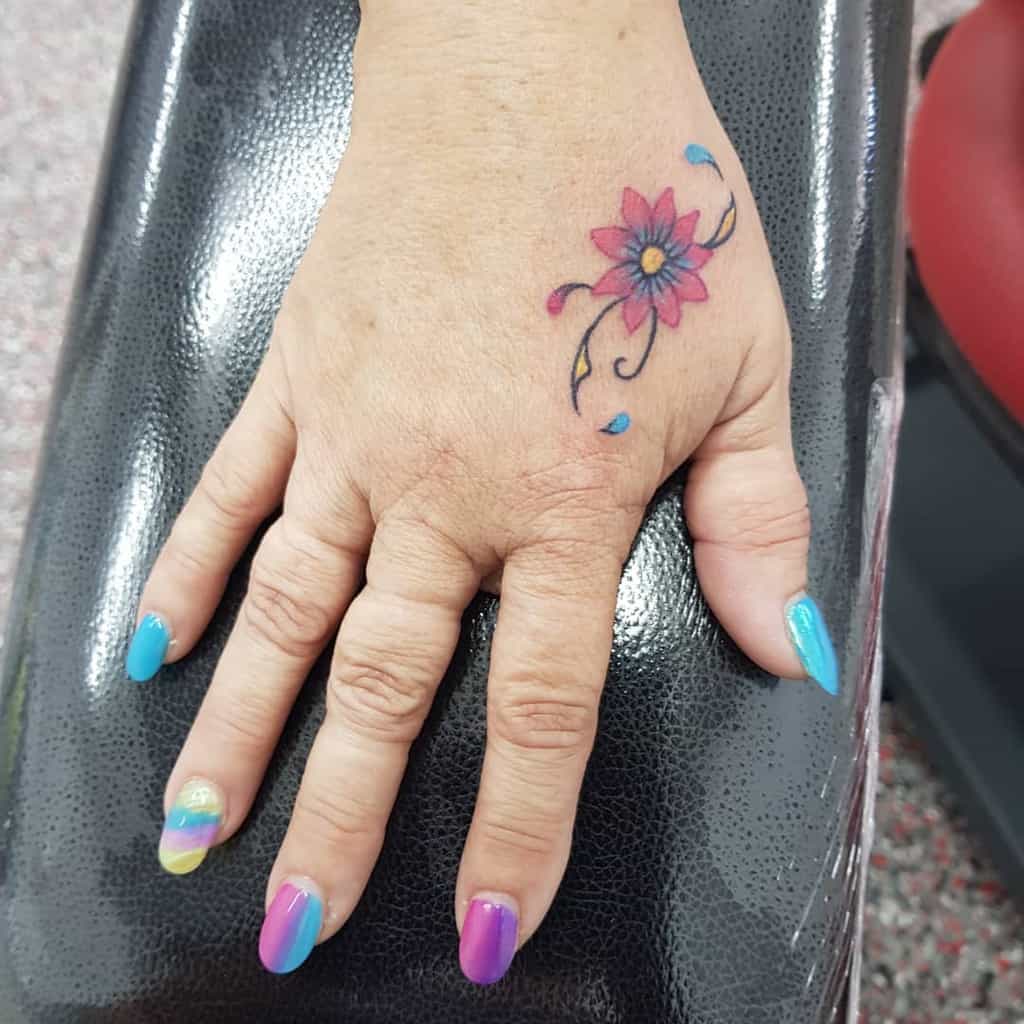 Small Hand Tattoo Women Ashleighhutchins Art
