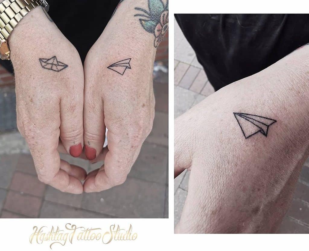 Small Hand Tattoo Women Sick.n.poke
