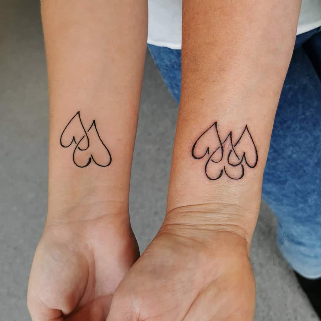 Small Heart Wrist Tattoos Honeybunnytattoo