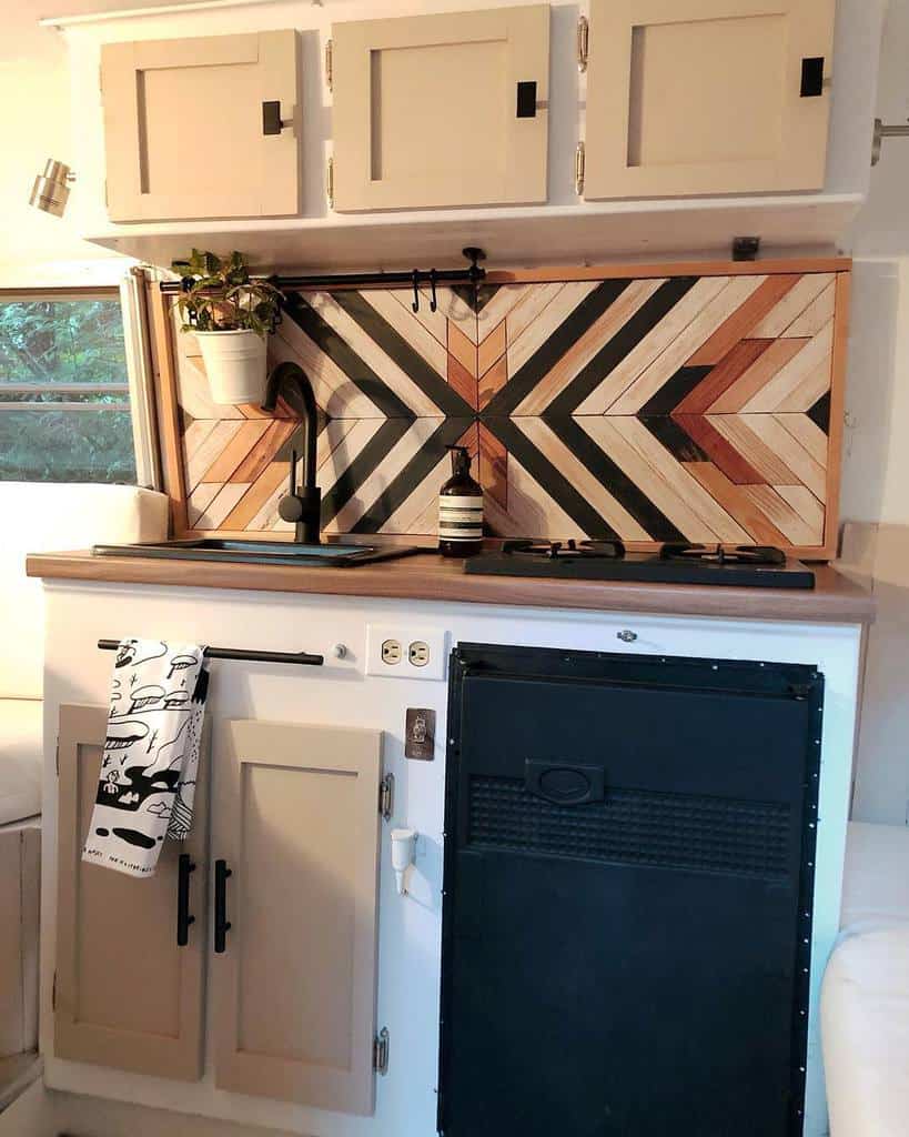 small kitchen wood backsplash subway design wall cabinets 