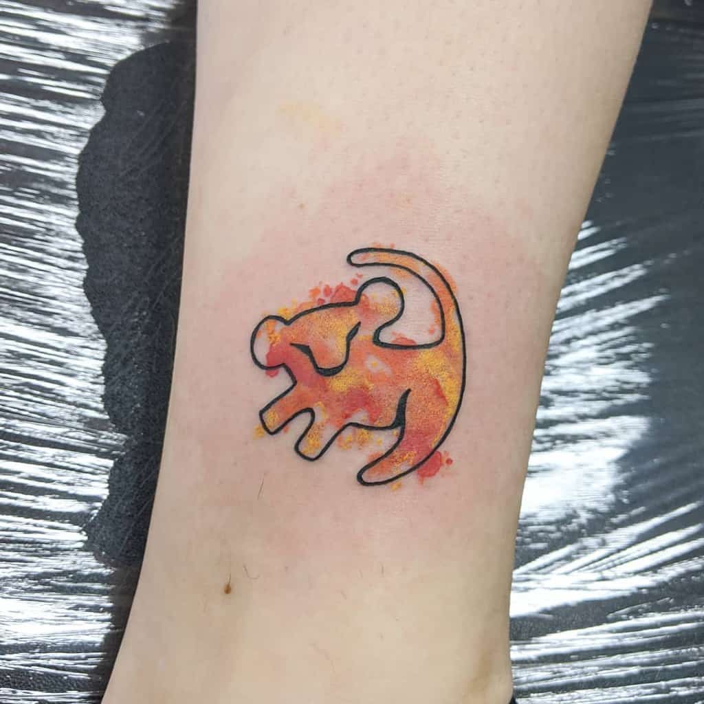 Small Lion King Tattoos meganevansartist