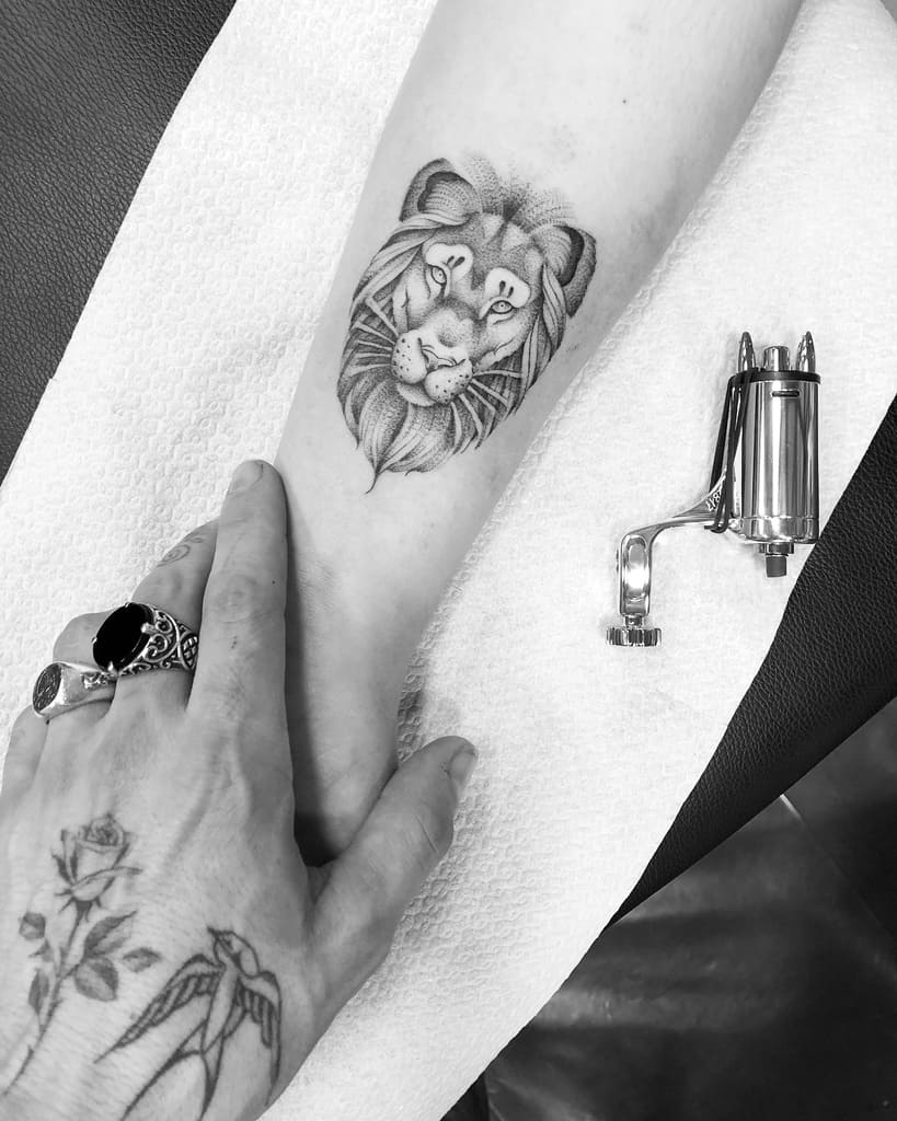 Stylish Tattoo Designs With Minimal Lines Midjourney Prompt | PromptBase