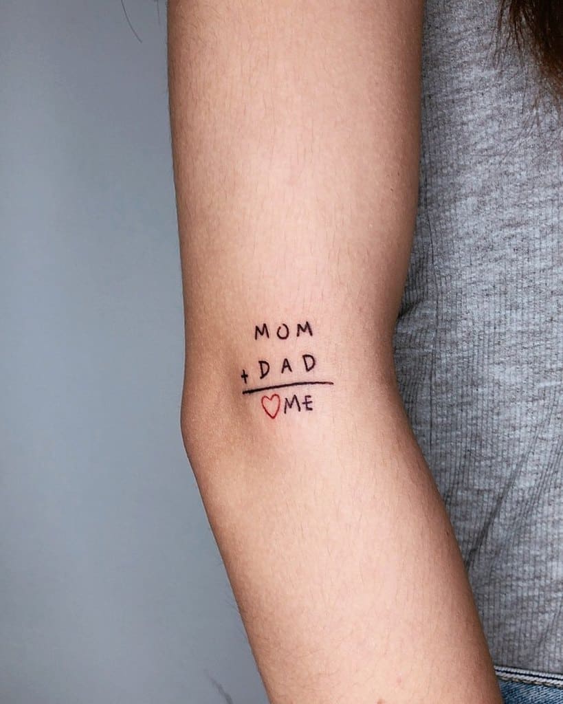 Small Meaningful Upperarm Tattoos Yingyytattoo