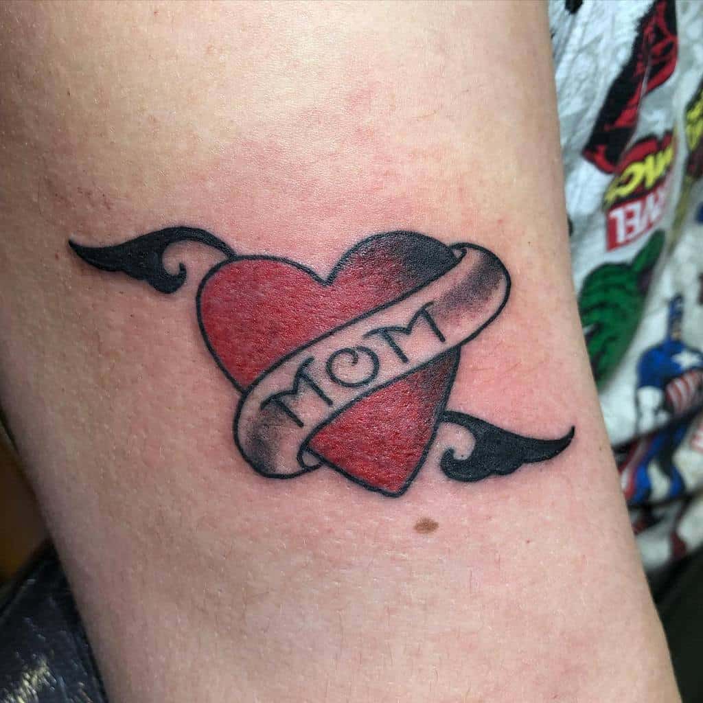 Small Mom Heart Tattoo longear_tattoos