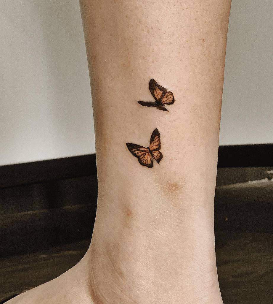 Small Monarch Butterfly Tattoo ms.j_tattoo