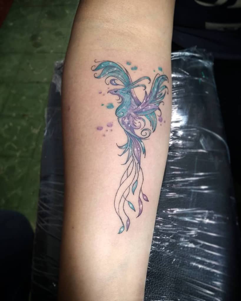 Small Phoenix Forearm Tattoos alex_toledocasta