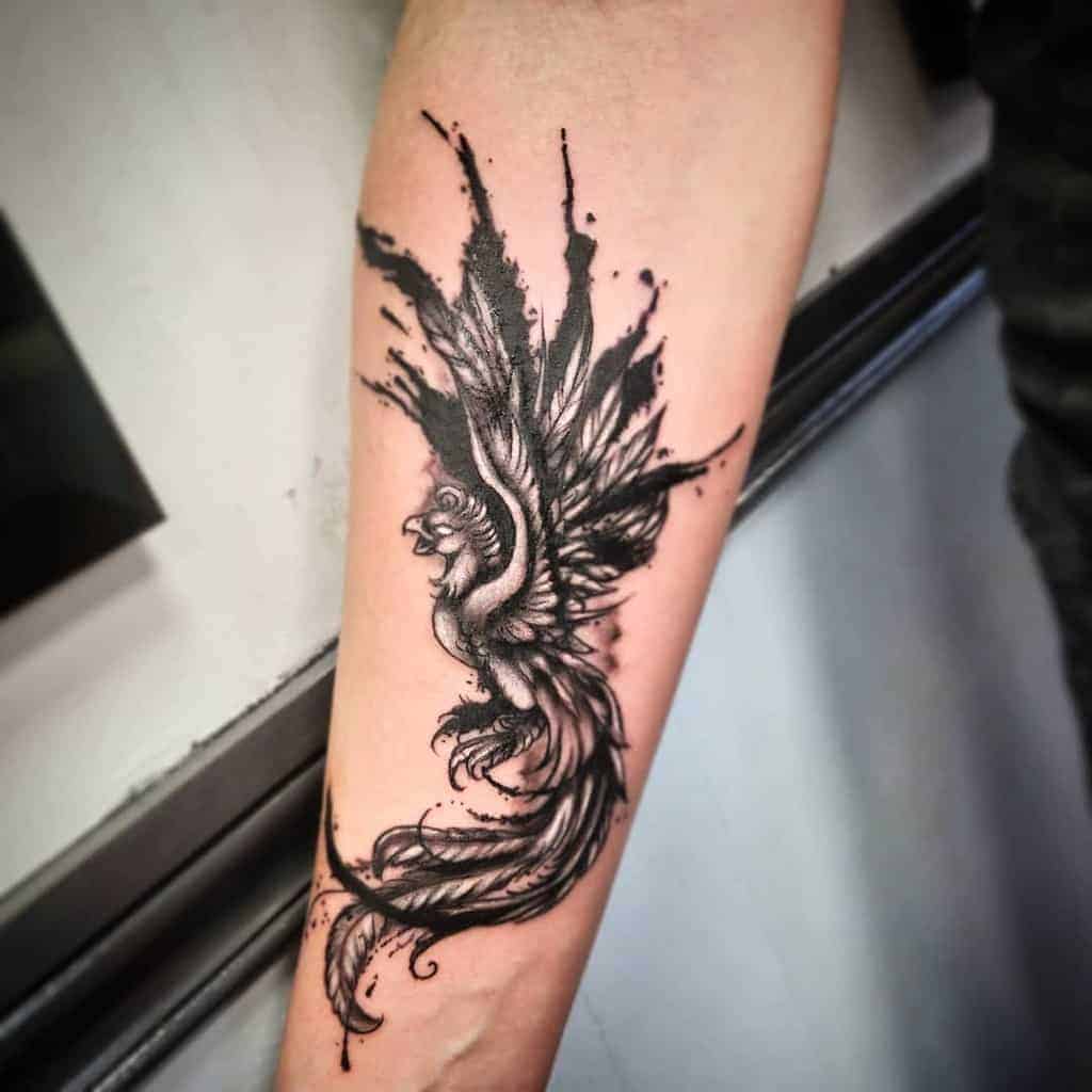 Small-Phoenix-Forearm-Tattoos-anjofernandestattoo