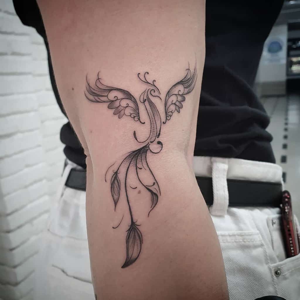 Small Phoenix Forearm Tattoos juannka_tattoo4