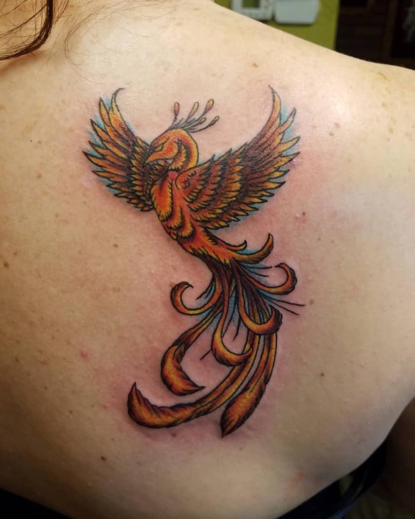 Small Phoenix Shoulder Tattoos danimcbaytattoos