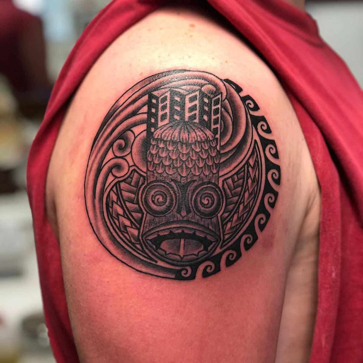 I really like this tattoo (even more friend's version on second pic), but  am worried it is too (Polynesian) cultural for one European to get it.  Should I get it if I