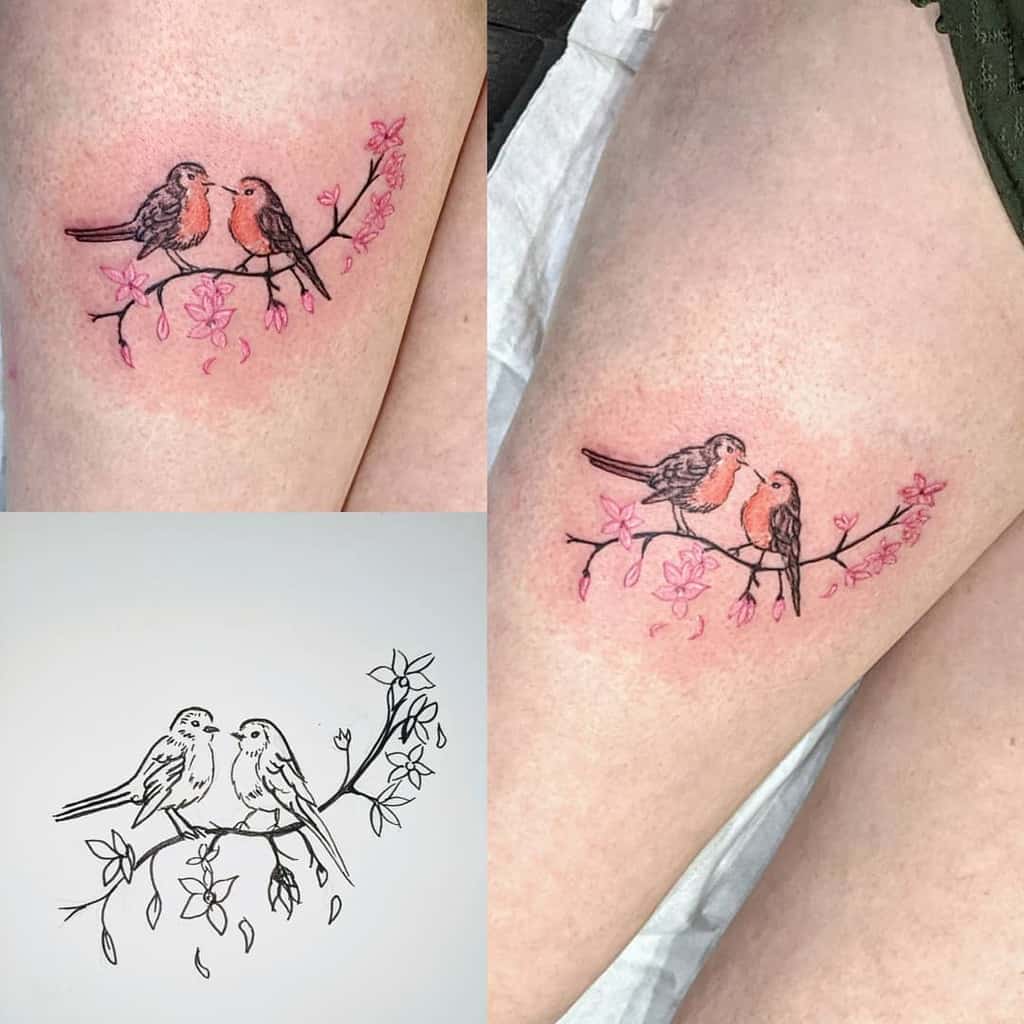Small Robin Tattoo challinorbodyart