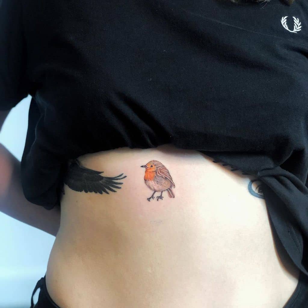 Small Robin Tattoo maiko.only