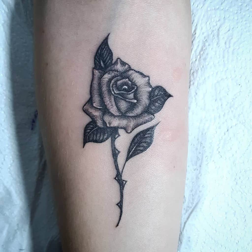 Small Rose Forearm Tattoos Flamishadow