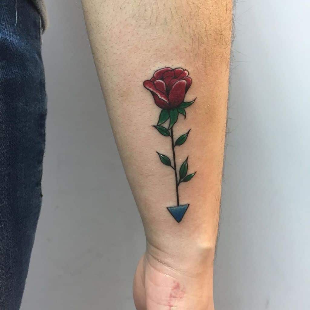 Small Rose Wrist Tattoos Conejomaloink
