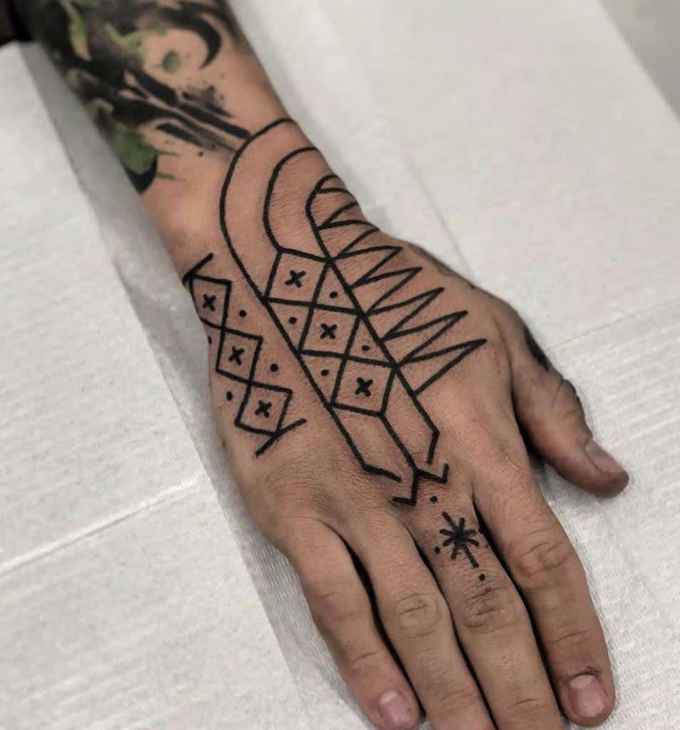 Small Simple Tribal Tattoos thejuca