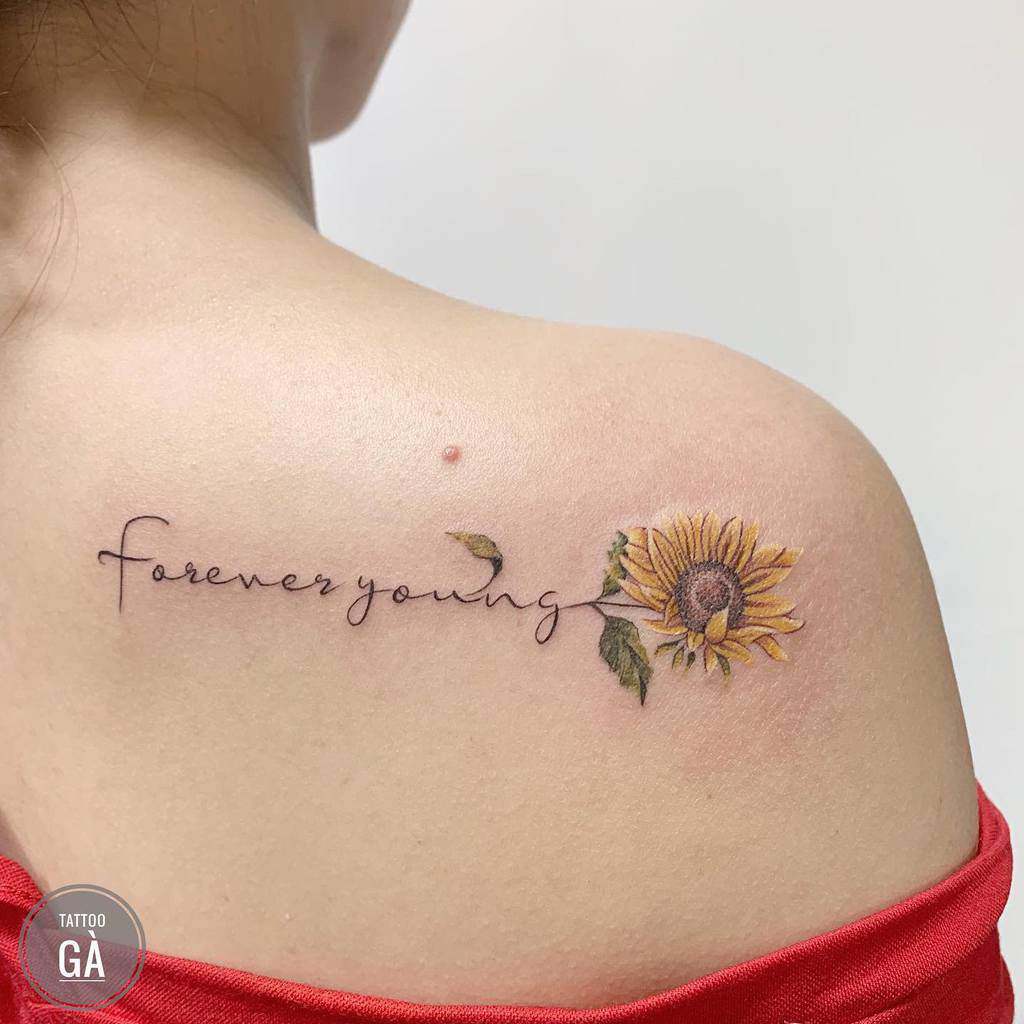 Sunflower Shoulder Tattoo Small | Best Flower Site