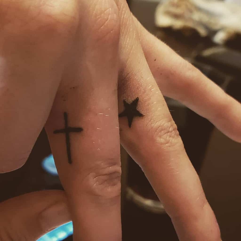 Small Symbol Finger Tattoos torigreeneyes