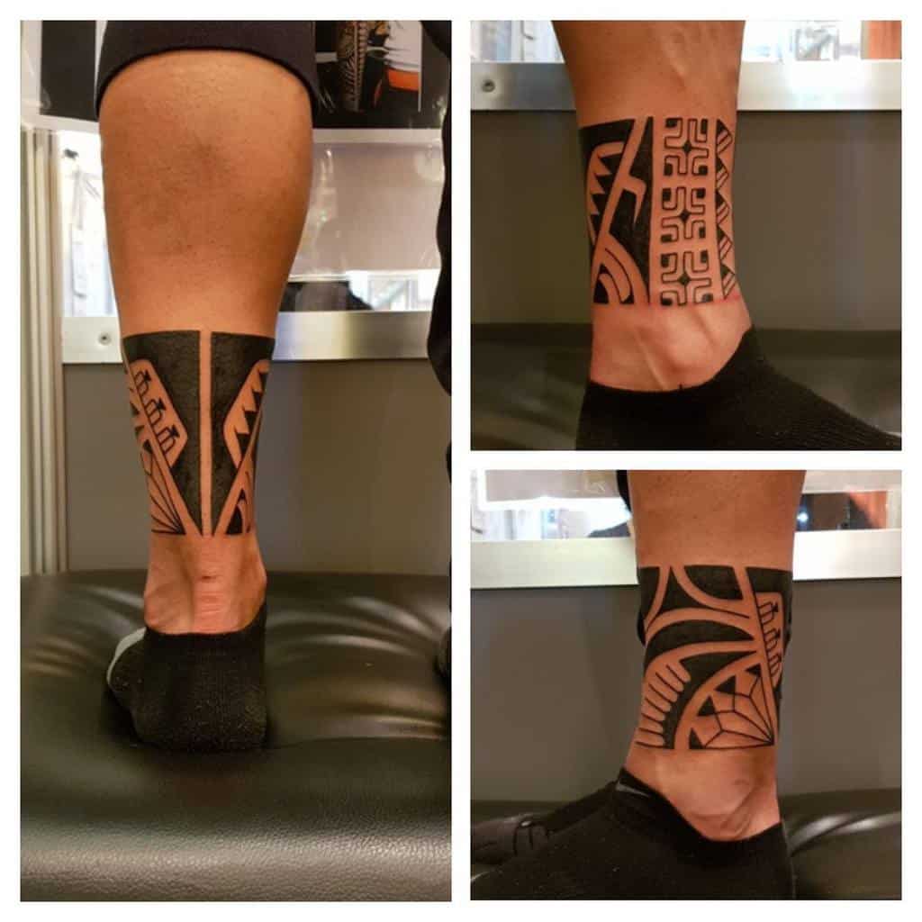 Small Tribal Ankle Tattoos street_art_tattoo