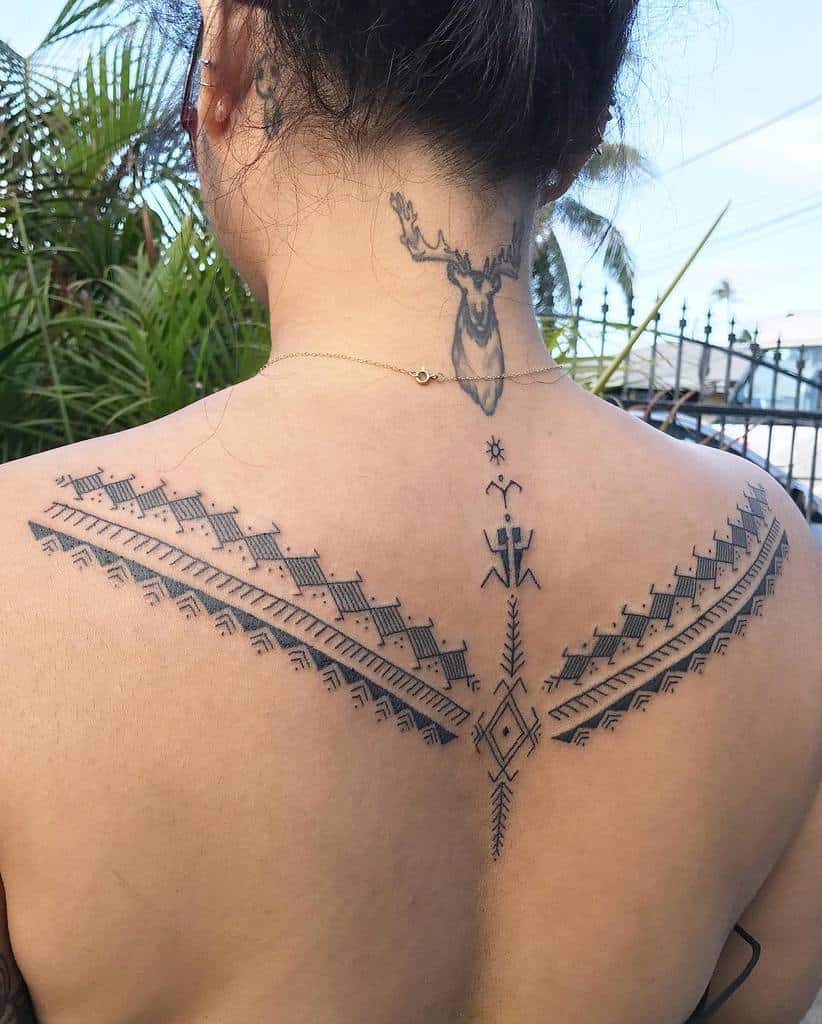 Small Tribal Back Tattoos tatakbyayla