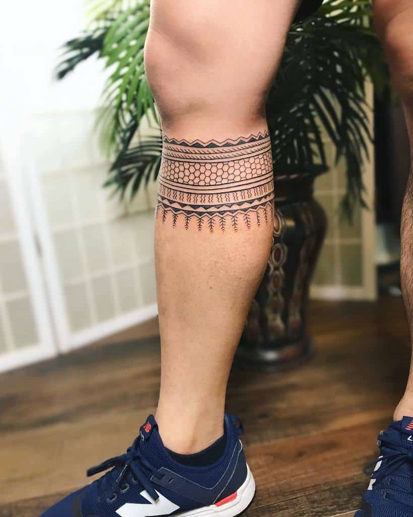 Small Tribal Leg Tattoos tatakbyayla