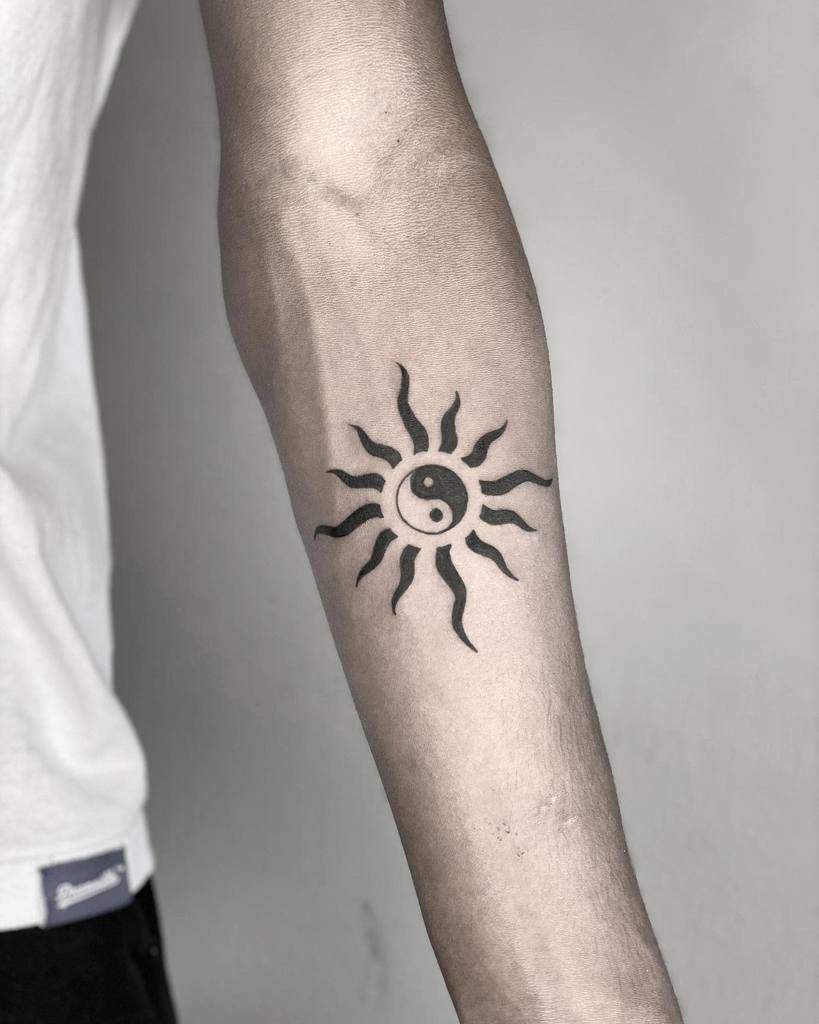 Small Tribal Sun Tattoos ana4art_