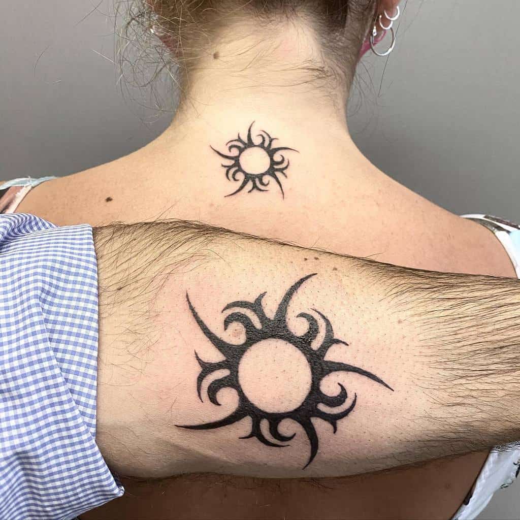 Small Tribal Sun Tattoos romanordtattoo