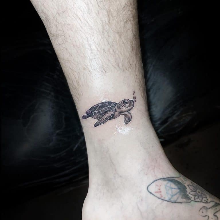 81 Cool Small Turtle Tattoo Ideas