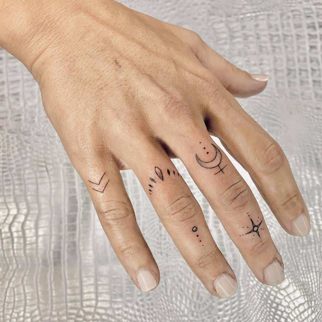 Small Women Finger Tattoos catrina_crawford