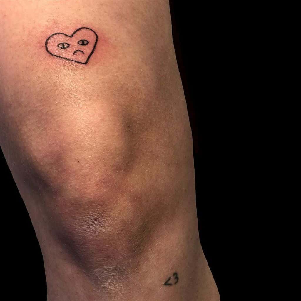 Small And Tiny Heart Tattoo P0serpokes