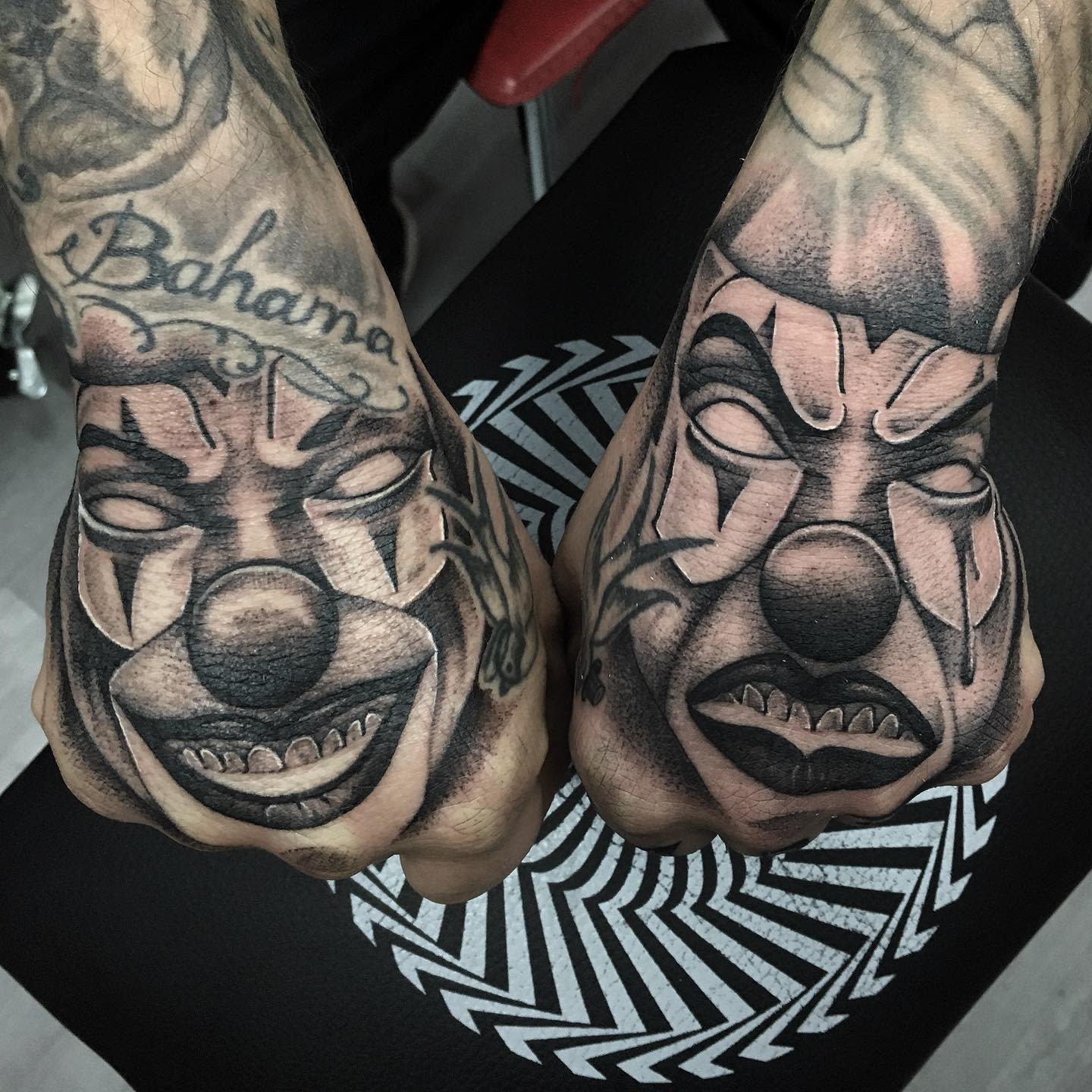 Clown Smile Now Cry Later Tattoo -mauro_panti_tattoo