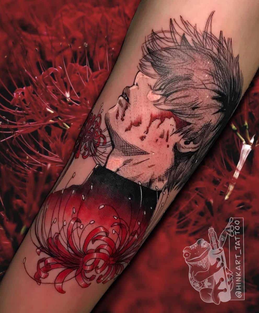 The Top 47 Tokyo Ghoul Tattoo Ideas  2021 Inspiration Guide  Mens body  tattoos Fire tattoo Body tattoos