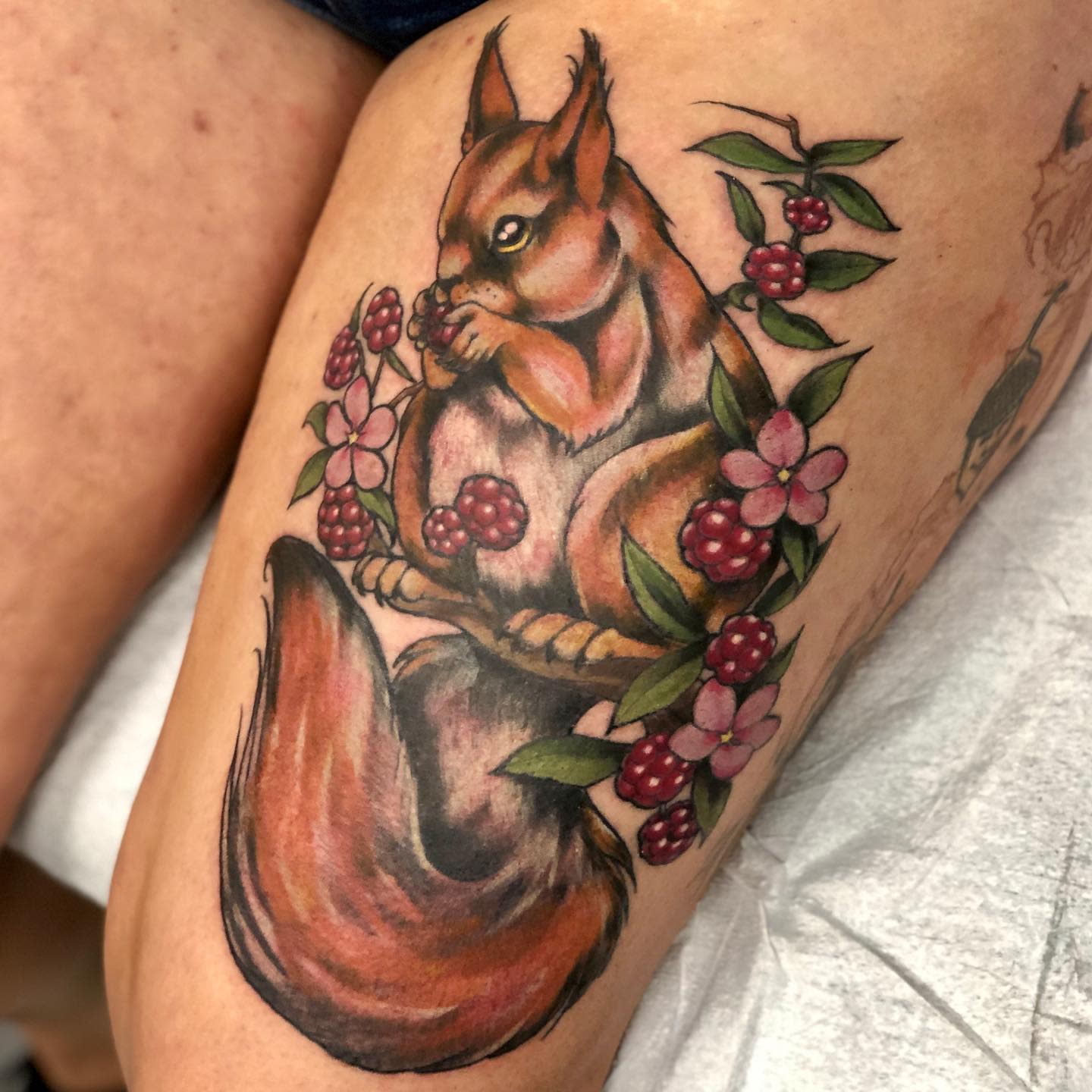 Were NUTS about this squirrel tattoo  Wild Zero Studios  Facebook